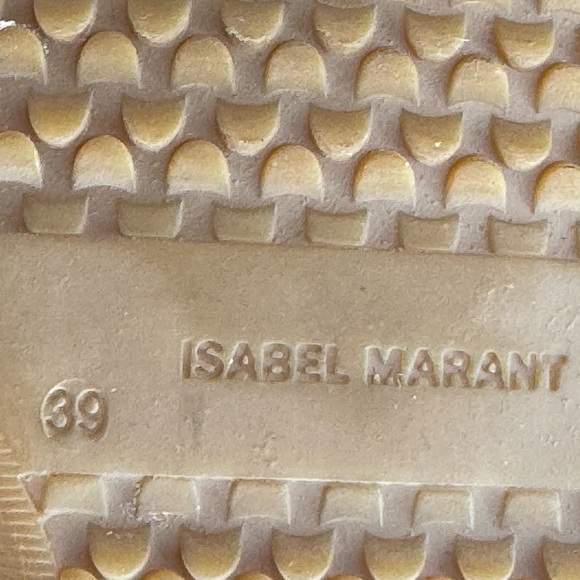 Isabel Marant BOBBY SNEAKERS suede calfskin leather wedge sneakers - Size 39 - Picture 6 of 6